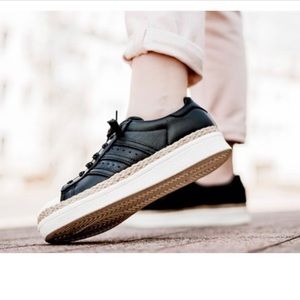 ADIDAS SUPERSTAR 80S NEW BOLD CQ2365 NWT Jute